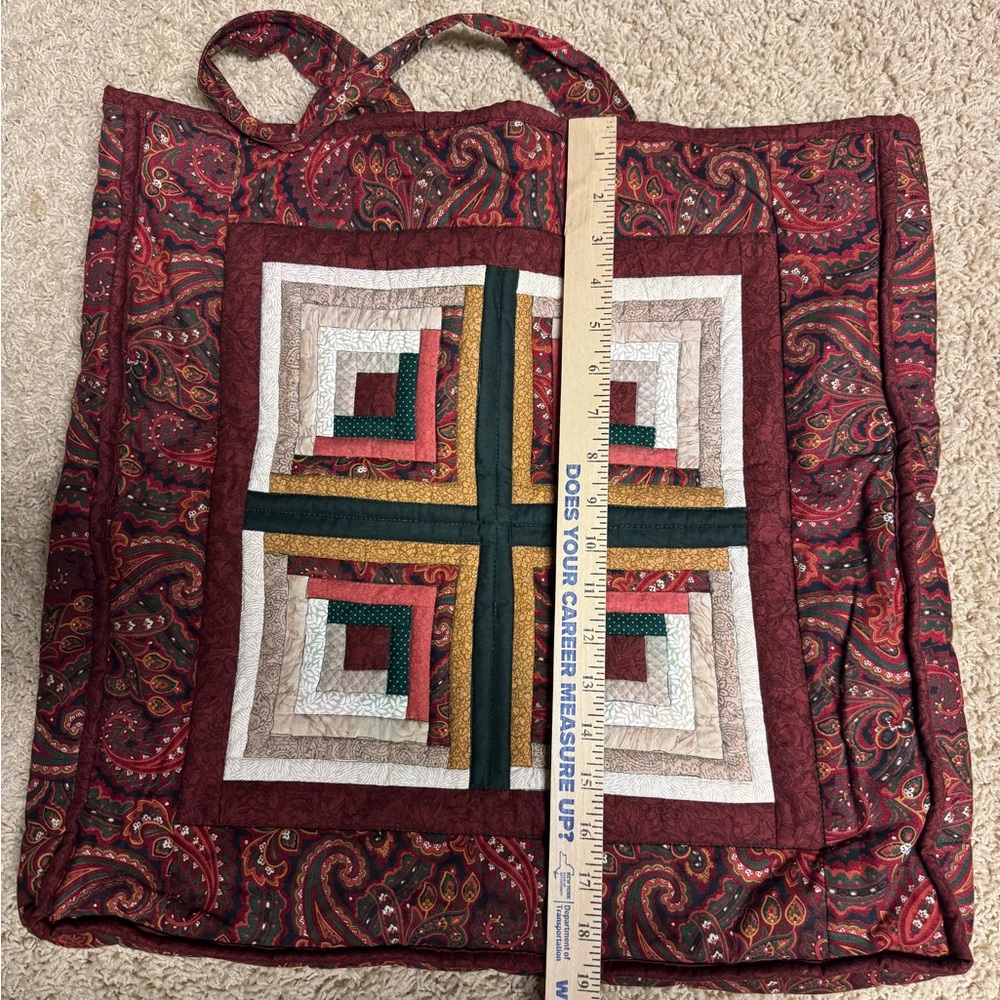 Patchwork Quilted Tote Bag